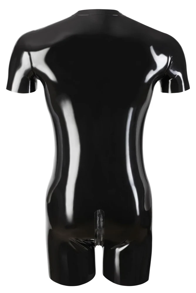 Latex Herren Kurzoverall XL