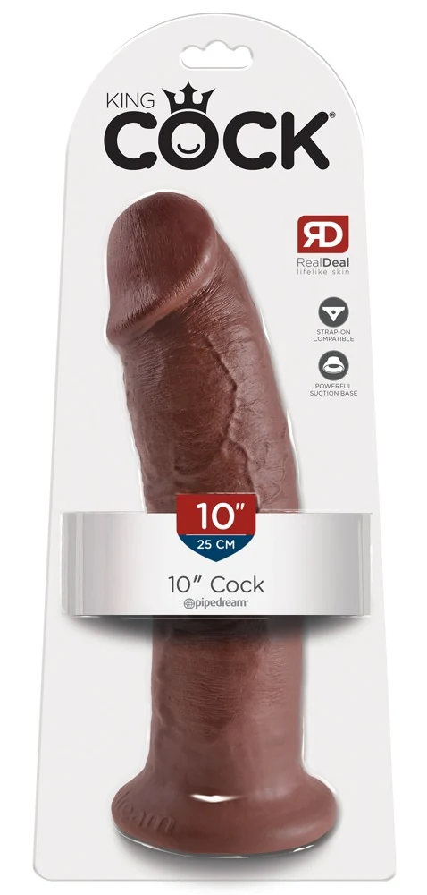 King Cock 10 Cock Brown