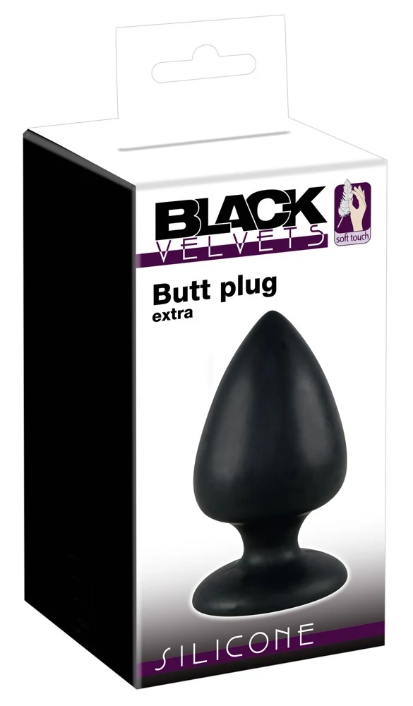 Black Velvets Extra Butt Plug