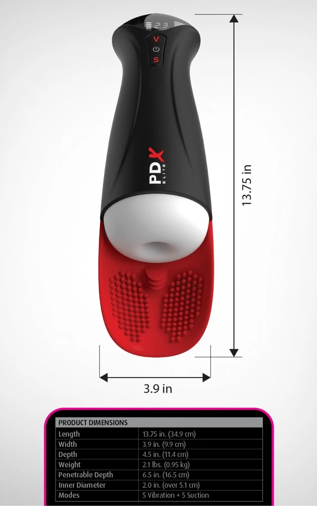 PDXE Fap-O-Matic Pro XL White