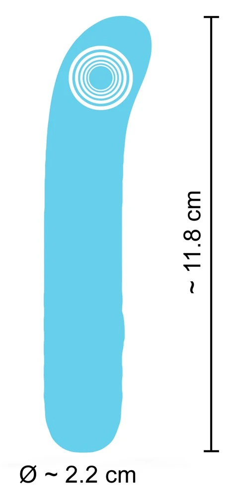 Cuties Mini Vibrator Blue 5.Ge