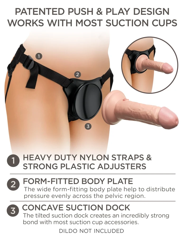 King Cock Elite Beginner's BD Strap-On Har