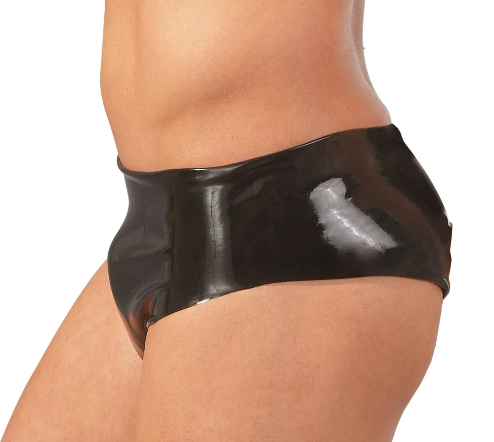 Latex Herren Slip schwarz M/L
