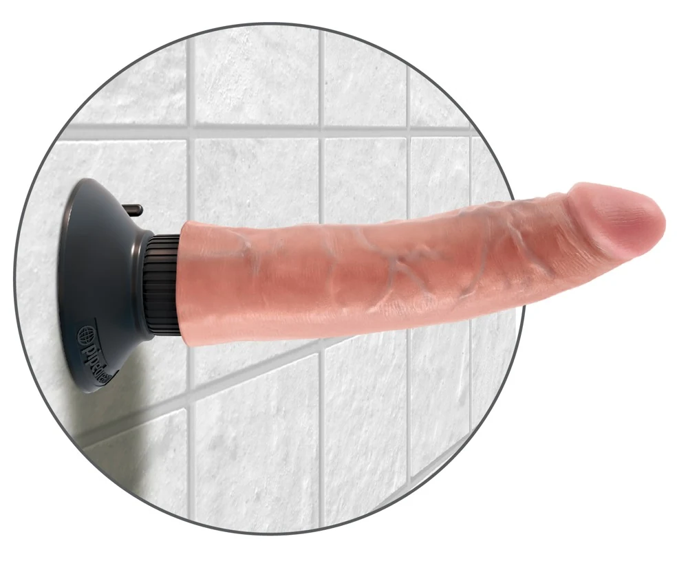 King Cock 7 Vibrating Cock Light
