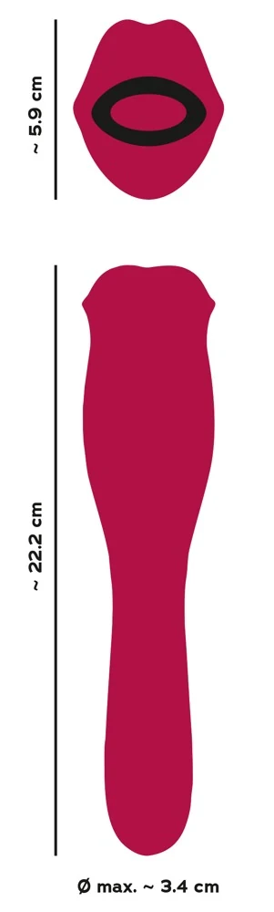 Oral Fun Vibrator L Moving Lip