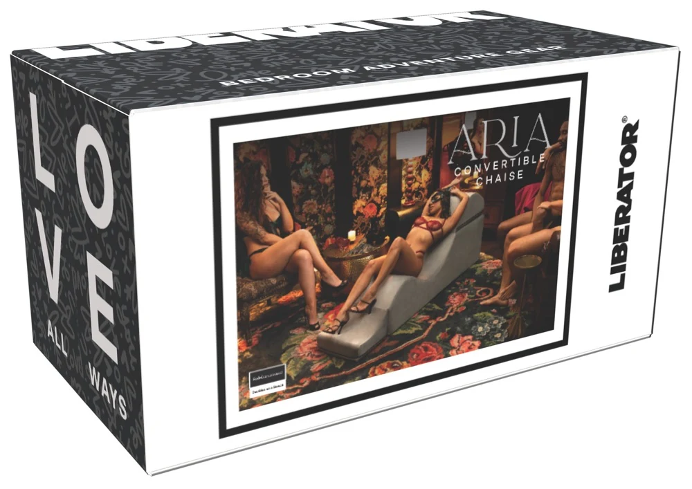 Aria Flip Chaise Grey 18"