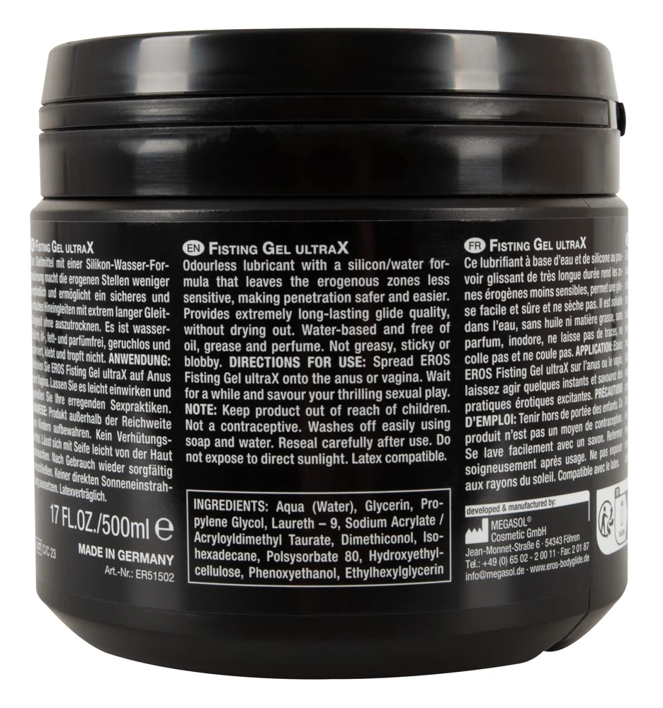 EROS Fisting Gel UltraX 500 ml
