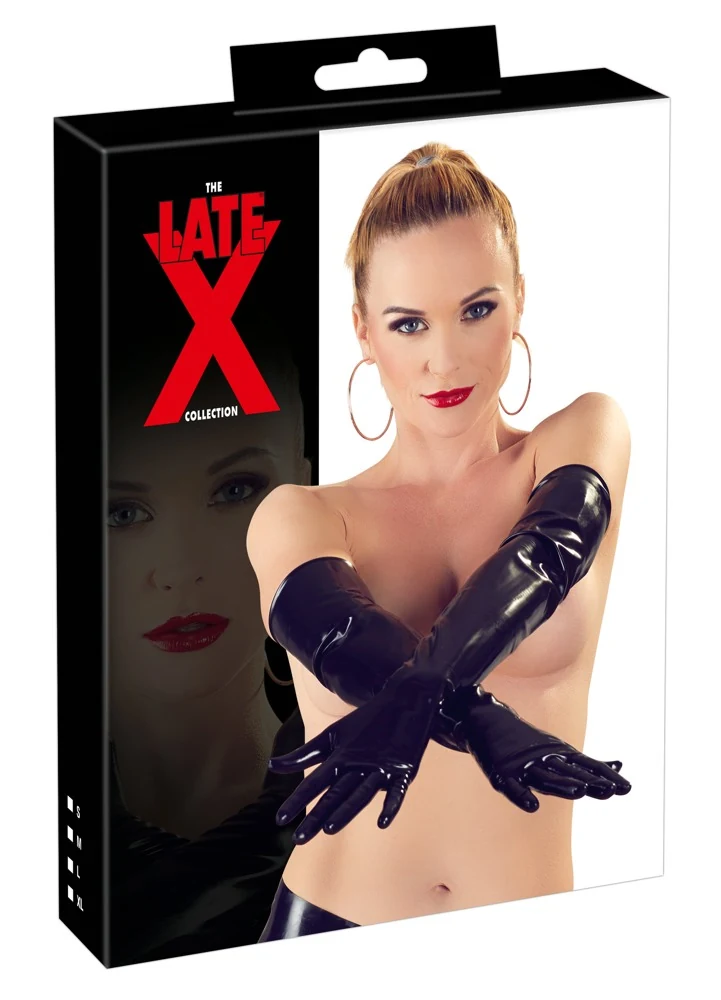 Latex Handschuhe L