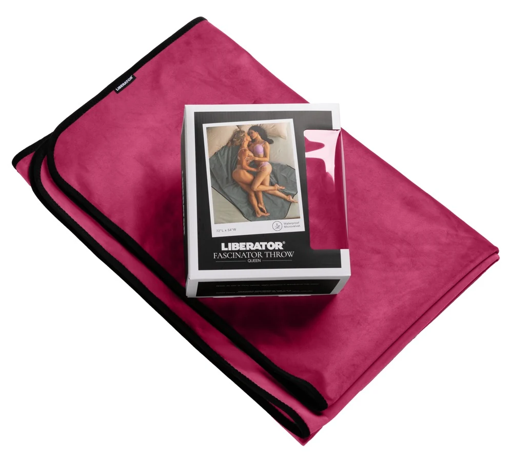 Fascinator Throw Red