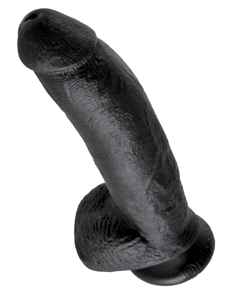 King Cock 9 Cock with Balls Dark