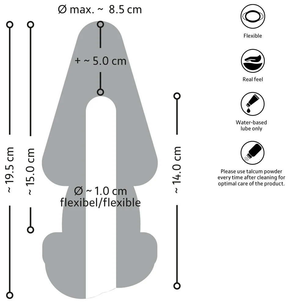 Nature Skin Butt Plug & Extens