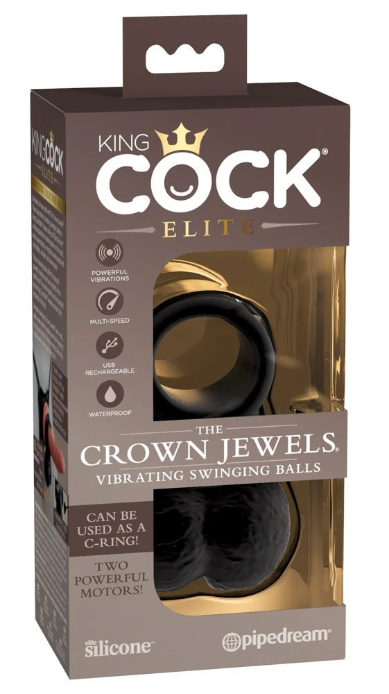 King Cock Elite TCJ Vibrating Swinging Bal