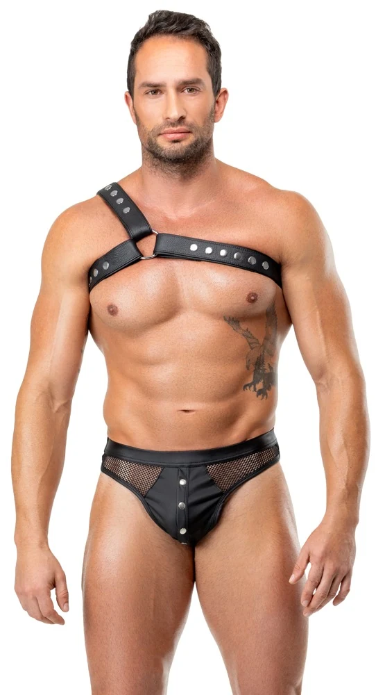 Leder Herren Harness S-L