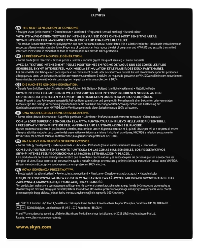 SKYN Intense Feel 36er