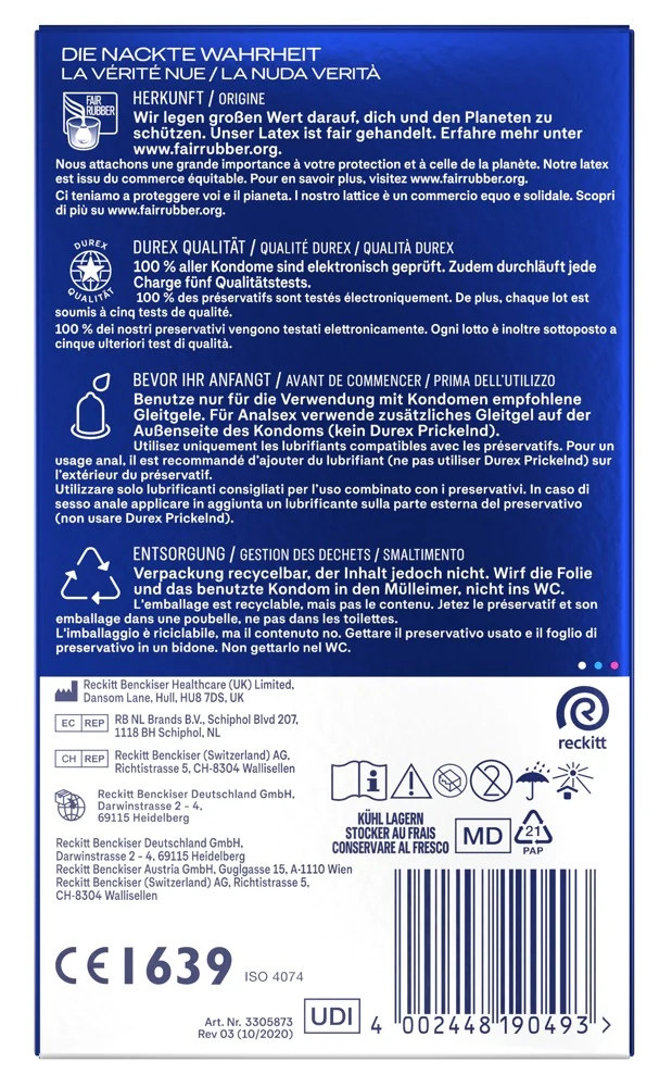 Durex Intense Orgasmic 10er