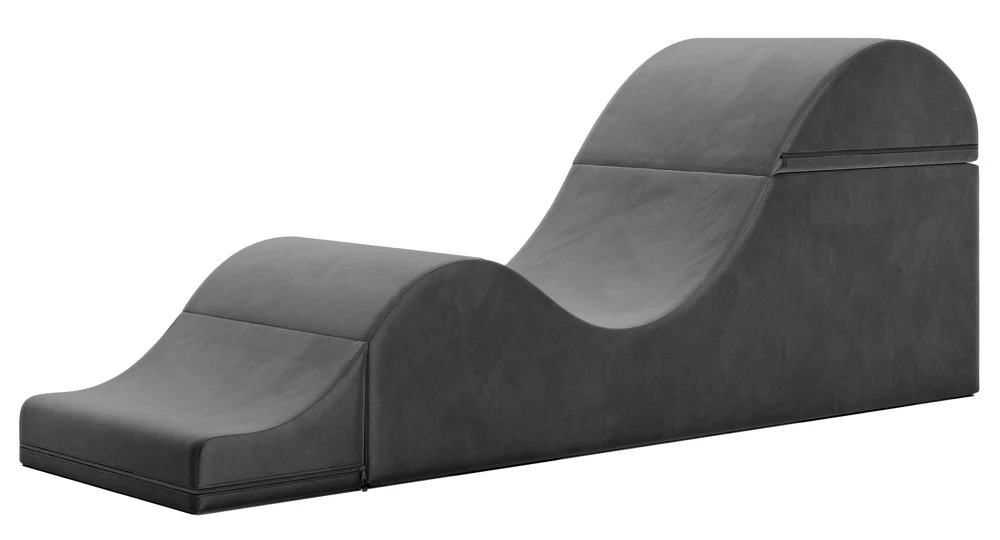 Aria Flip Chaise Black 22"