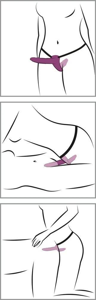 Vibrating Strap-On Duo