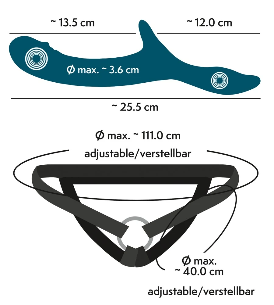 Your Strap-On RC Vibrator Blue