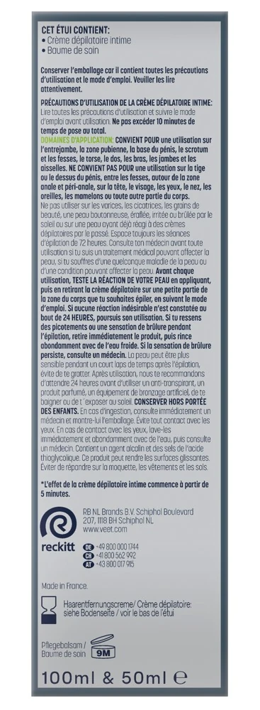 Veet Men Haarentfernungsset