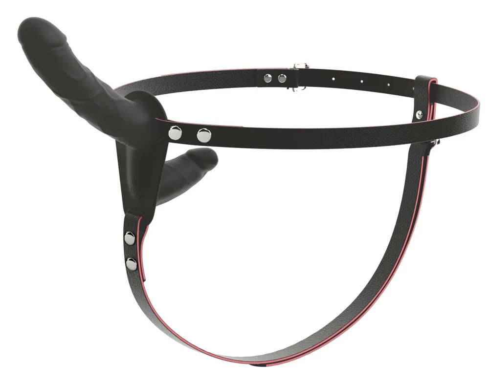 RC Vibrating Double Strap-On