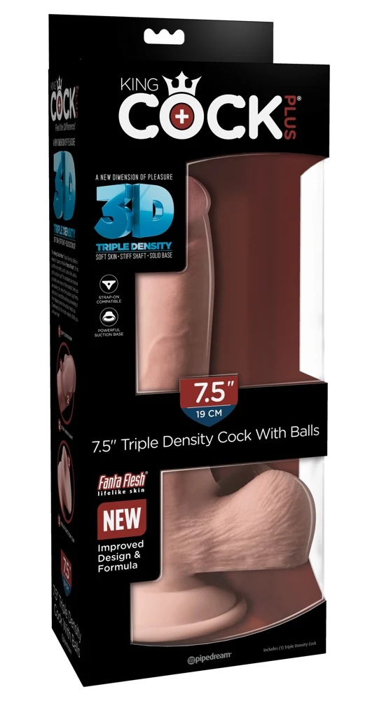 King Cock 7,5 Triple Density Cock wi