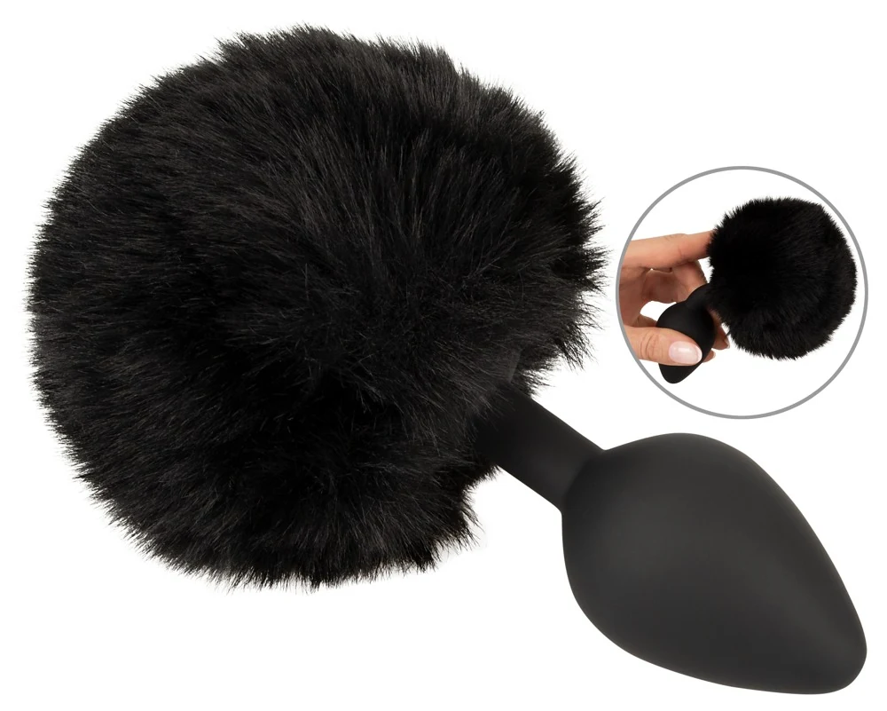 Fluffy Tail Black M