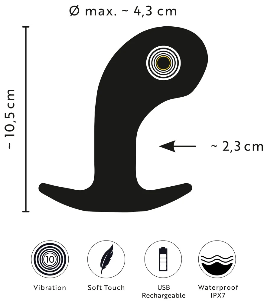 ANOS Big Head Prostate Plug