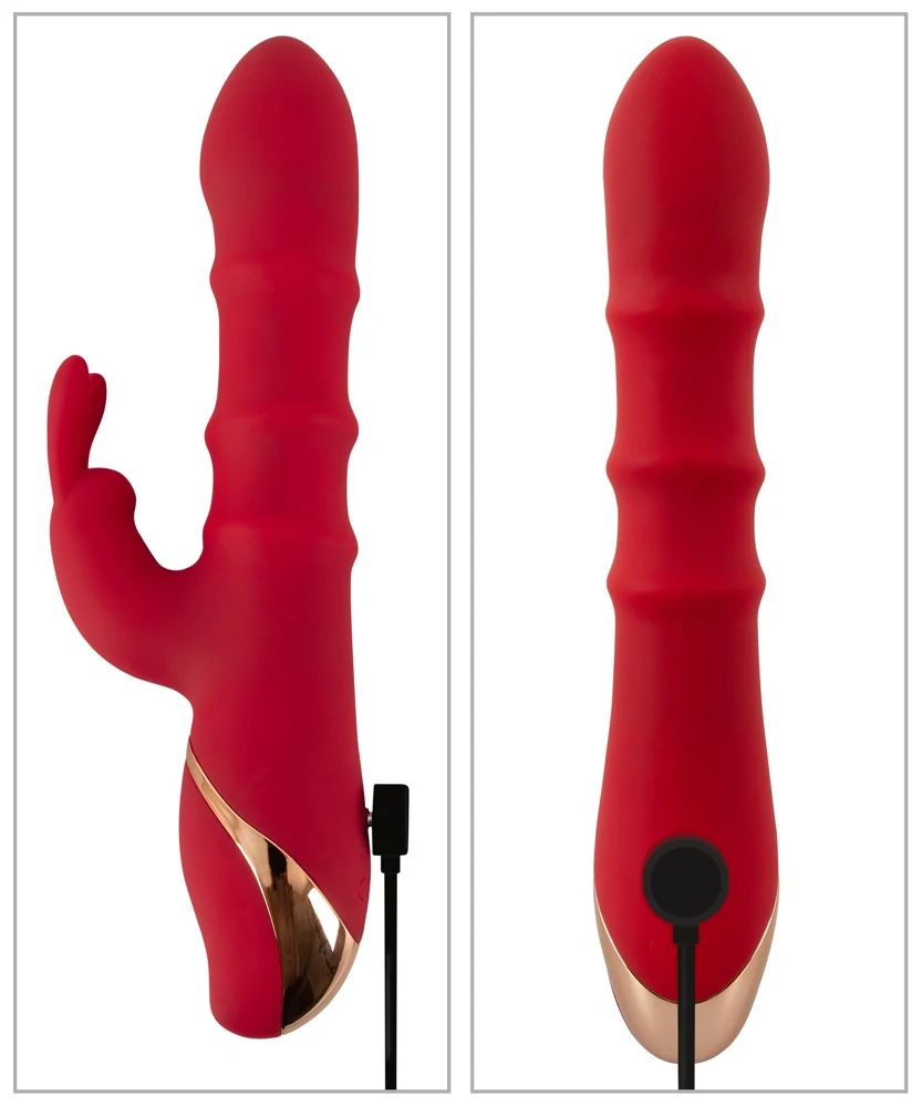 Rabbit Vibrator with 3 moving