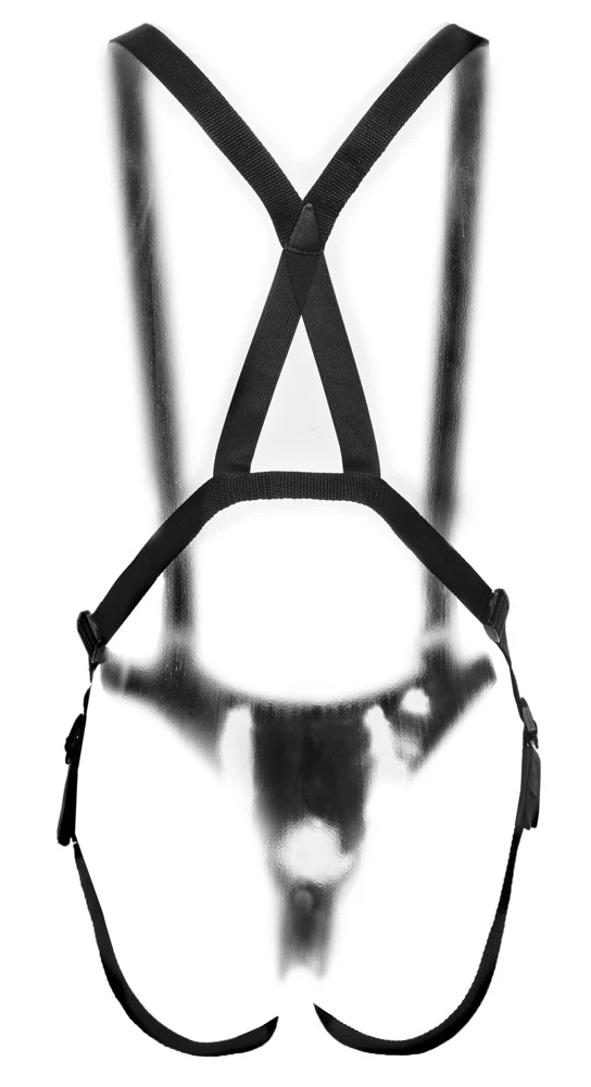 King Cock 11" Hollow Srap On Suspende