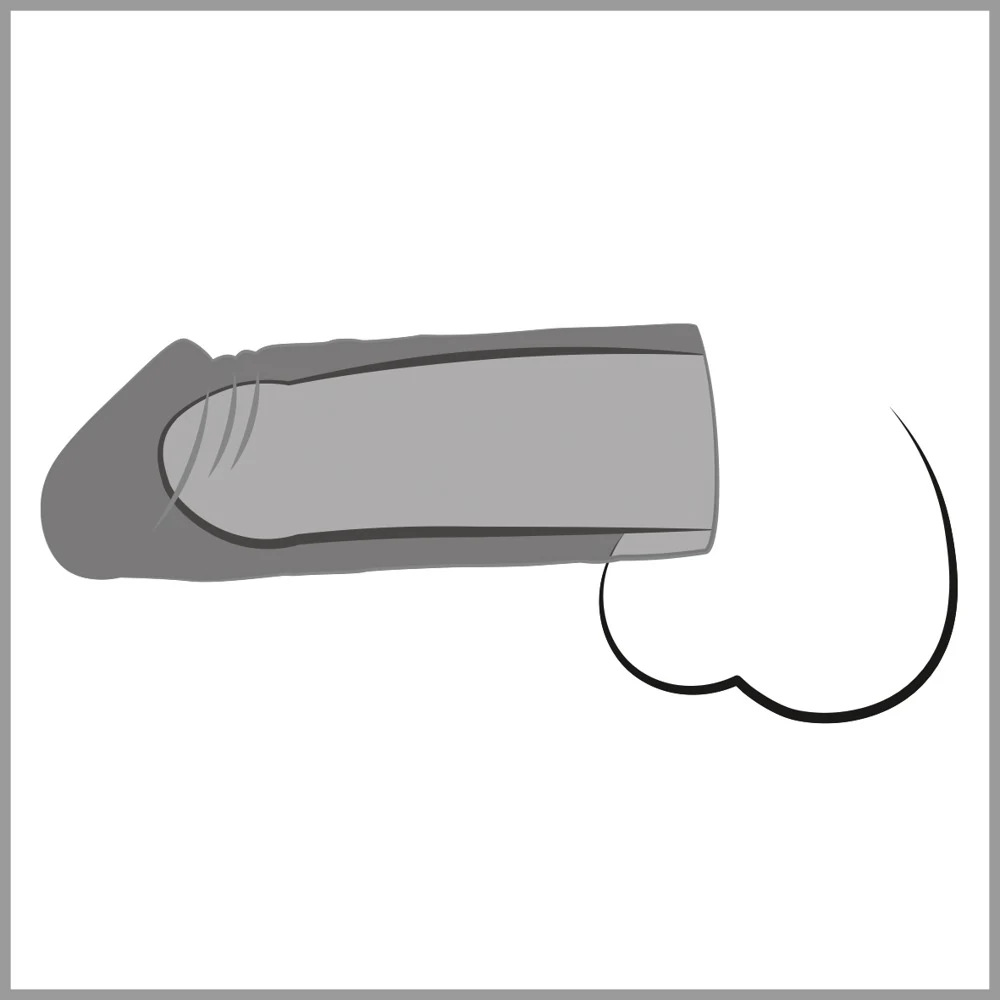 Mega Dick Sleeve Transparent