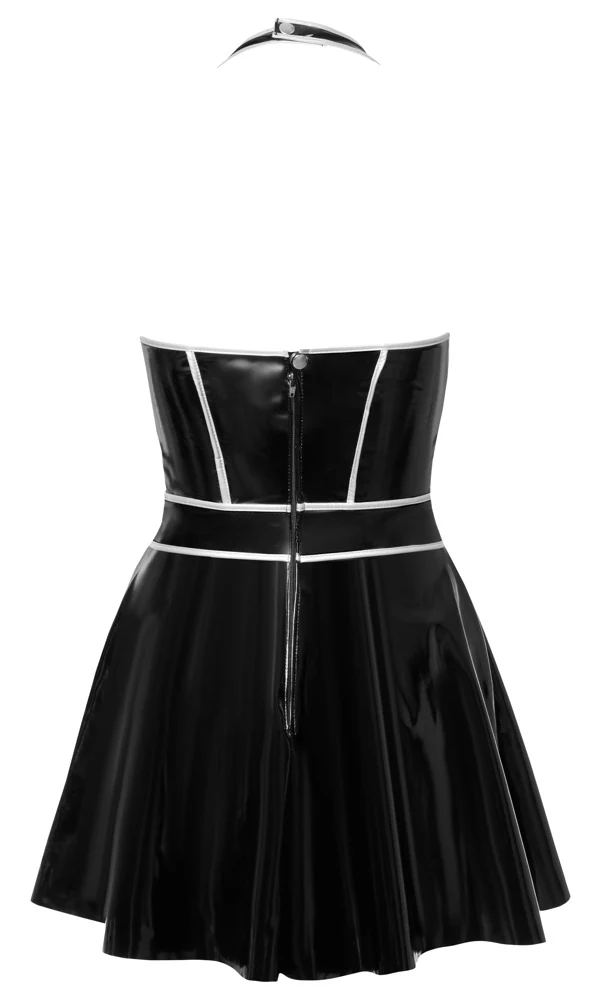 Lack Kleid mit silber S