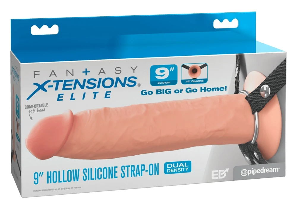 FXTE 9" Hollow Strap-On Dual