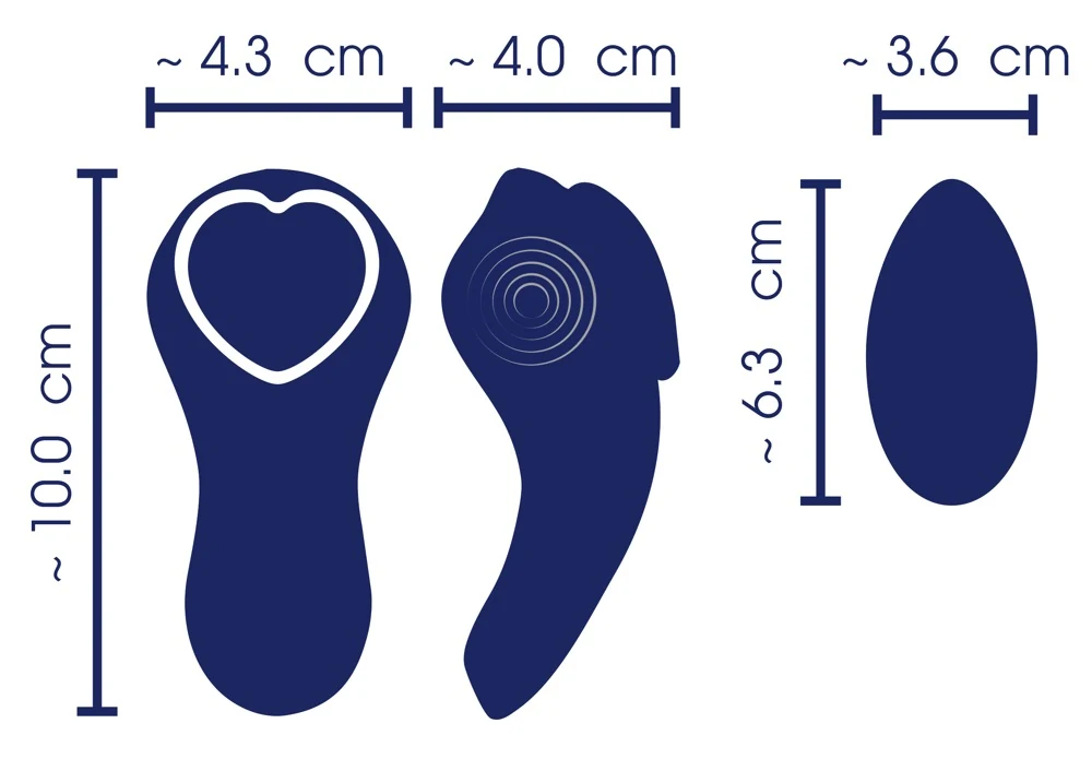 Smile RC Panty Vibrator Heart