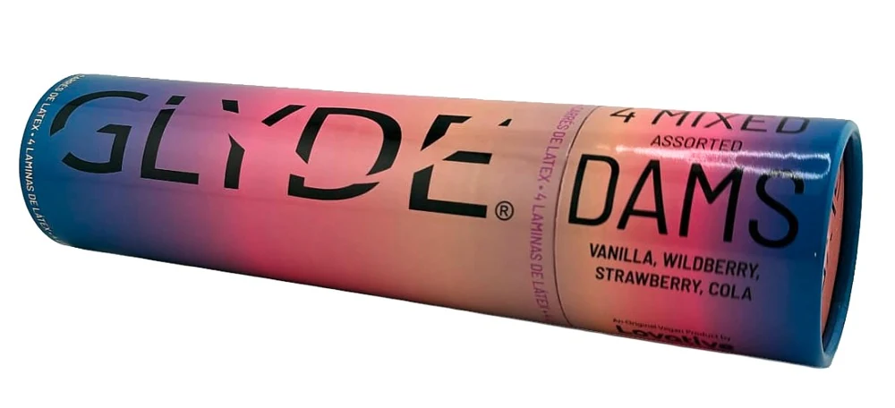 GLYDE Dams Lecktücher Mix 4er
