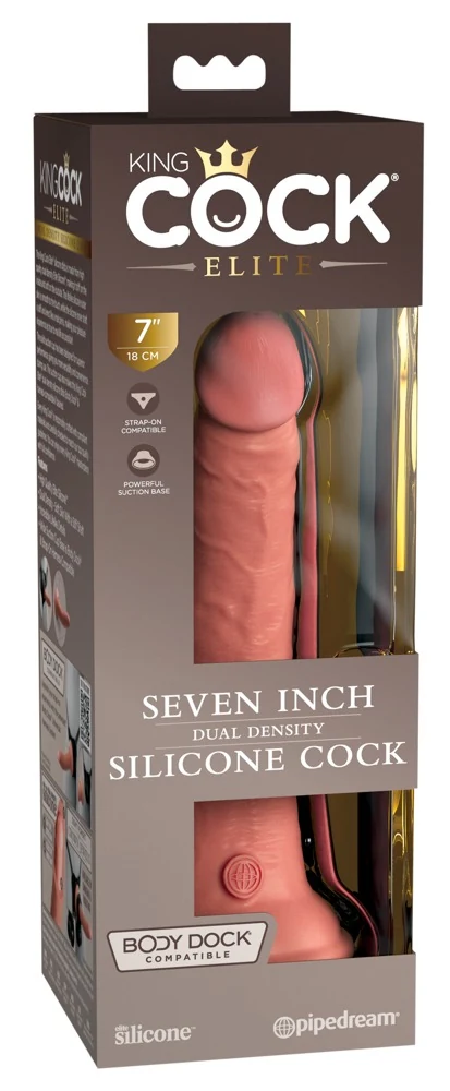 King Cock Elite 7 Dual Density Cock Light