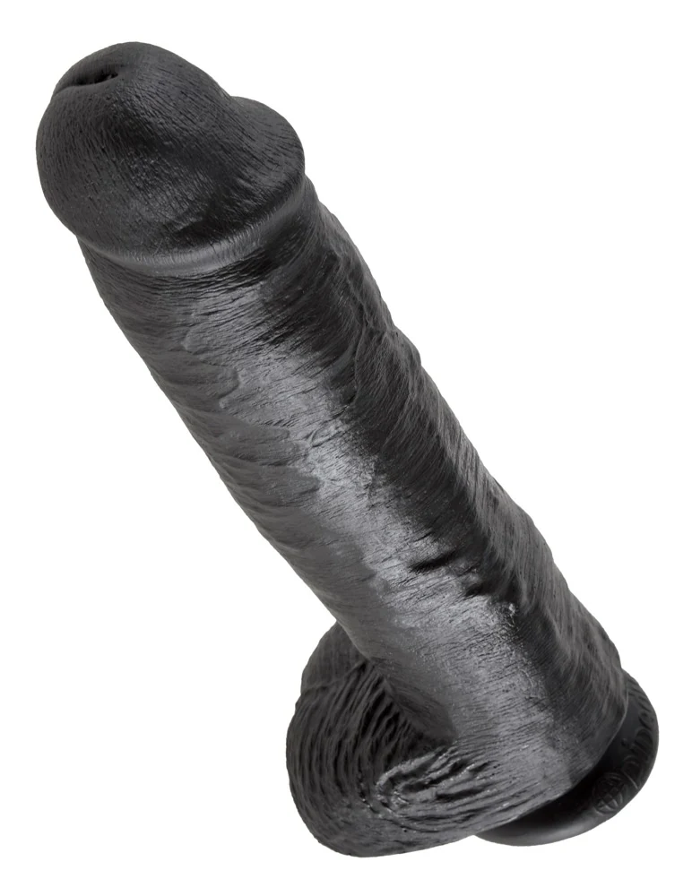 King Cock 11 Cock with Balls Dark