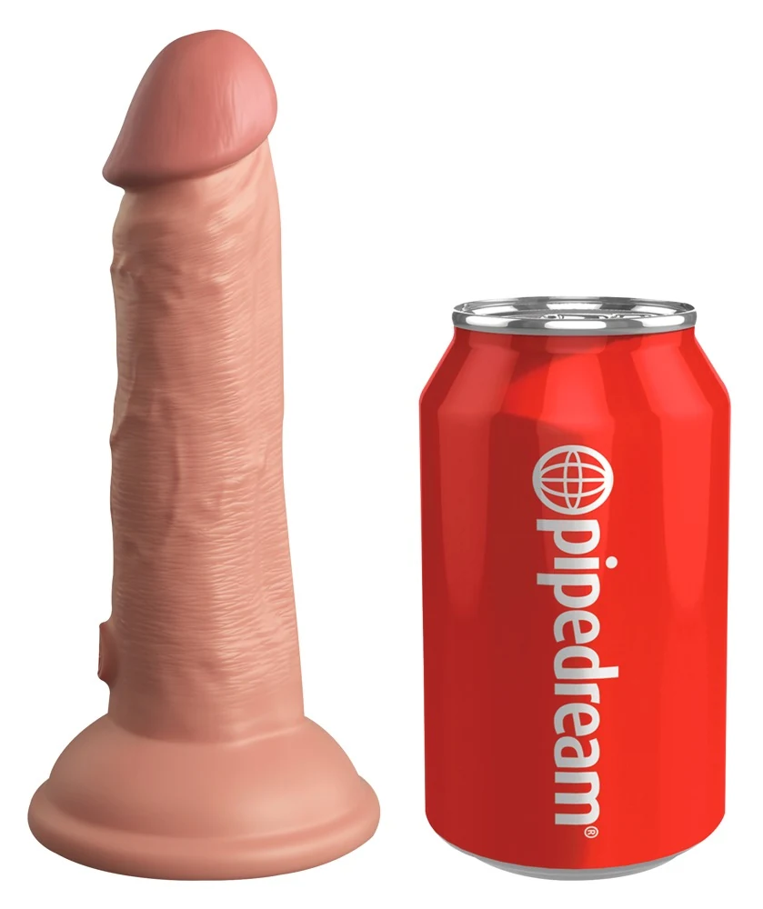King Cock Elite 6 DD Vibrating Cock Light