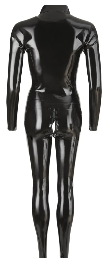 Latex Catsuit schwarz S