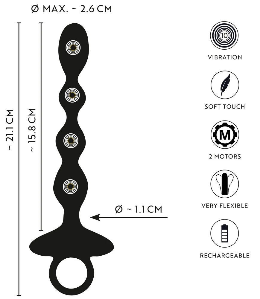 TESTER Flexible Anal Beads