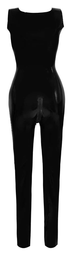 Latex Catsuit schwarz M