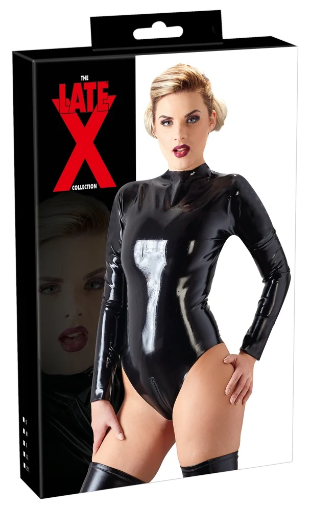 Latex Body schwarz 2XL