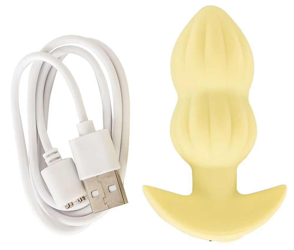 Cuties Vibrating Plug Yellow