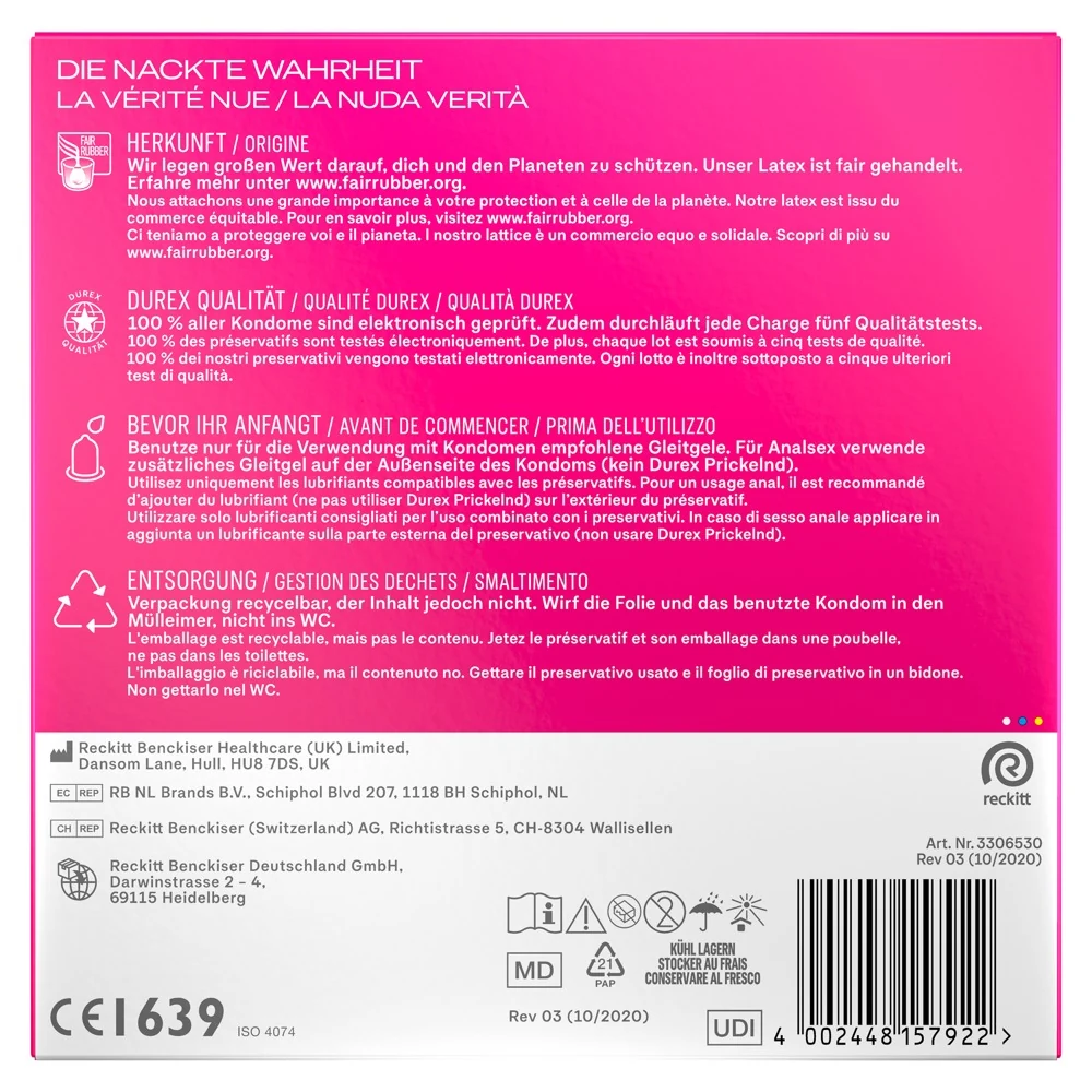 Durex Pleasure Me 40er