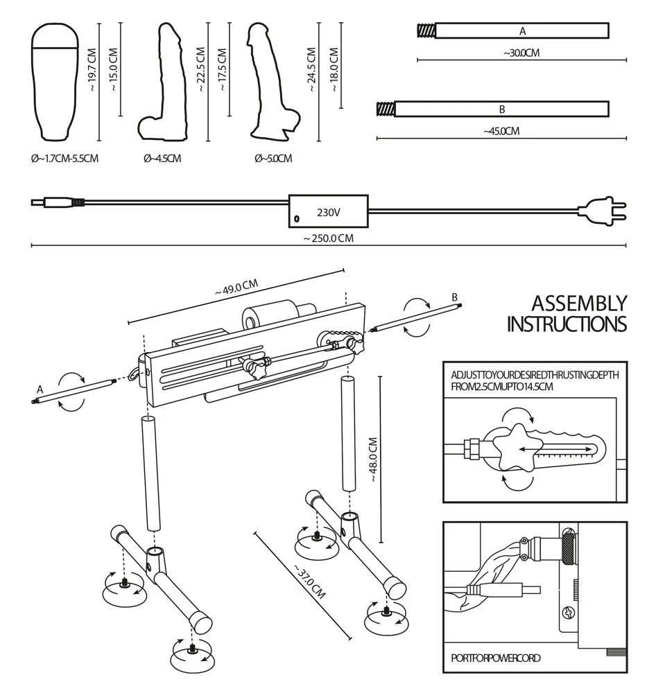 RC Double-Sided Fucking Machin
